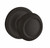 Baldwin 5064.102.fd Oil Rubbed Bronze Full Dummy 5064 Solid Brass Knob with Your Choice of Rosette