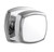 Baldwin 5011.260.fd Polished Chrome Full Dummy 5011 Solid Brass Knob with Your Choice of Rosette