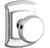Baldwin 5023.260.fd Polished Chrome Full Dummy 5023 Solid Brass Knob with Your Choice of Rosette