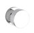 Baldwin 5055.260.idm.s Polished Chrome Half Dummy 5055 Solid Brass Knob with Your Choice of Small Rosette