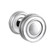 Baldwin 5066.260.idm.s Polished Chrome Half Dummy 5066 Solid Brass Knob with Your Choice of Small Rosette