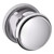 Baldwin 5069260IDM-PRE Polished Chrome Half Dummy Knob with 5076 Rose