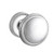 Baldwin 5069.260.pass.s Polished Chrome Passage 5069 Solid Brass Knob with Your Choice of Small Rosette