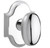 Baldwin 5024.260.priv Polished Chrome Privacy 5024 Solid Brass Knob with Your Choice of Rosette