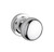 Baldwin 5030.260.priv.s Polished Chrome Privacy 5030 Solid Brass Knob with Your Choice of Small Rosette