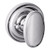 Baldwin 5057260PRIV-PRE Polished Chrome Privacy Knob with 5048 Rose