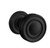 Baldwin 5066.190.FD.s Satin Black Full Dummy 5066 Solid Brass Knob with Your Choice of Small Rosette