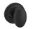 Baldwin 5025190PRIV-PRE Satin Black Privacy Egg Knob with 5048 Rose