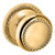 Baldwin 5064031FD-PRE Unlacquered Brass Full Dummy Knob with 5004 Rose