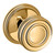 Baldwin 5066031IDM-PRE Unlacquered Brass Half Dummy Knob with 5078 Rose