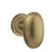 Baldwin 5024.033.pass.s Vintage Brass Passage 5024 Solid Brass Knob with Your Choice of Small Rosette