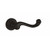 Baldwin 5104.402.idm.s Distressed Oil Rubbed Bronze Half Dummy 5104 Solid Brass Lever with Your Choice of Small Rosette