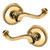 Baldwin 5104003FD-PRE Lifetime Brass Full Dummy Lever with 5004 Rose