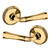 Baldwin 5113003PASS-PRE Lifetime Brass Passage Lever with 5078 Rose