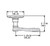 Baldwin 5121003RDM-PRE Lifetime Brass Right Handed Half Dummy Lever with R012 Rose