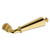 Baldwin 5125.003.RMR/LMR Lifetime Polished Brass 1/2 Pair of 5125 Solid Brass Levers Minus Rosettes