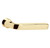 Baldwin 5190.003.RMR/LMR Lifetime Polished Brass 1/2 Pair of 5190 Solid Brass Levers Minus Rosettes