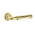 Baldwin 5122.003.priv.s Lifetime Polished Brass Privacy 5122 Solid Brass Lever with Your Choice of Small Rosette