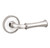 Baldwin 5118.055.fd Lifetime Polished Nickel Full Dummy 5118 Solid Brass Lever with Your Choice of Rosette