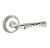 Baldwin 5122.055.fd Lifetime Polished Nickel Full Dummy 5122 Solid Brass Lever with Your Choice of Rosette