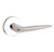 Baldwin 5166.055.idm Lifetime Polished Nickel Half Dummy 5166 Solid Brass Lever with Your Choice of Rosette