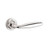 Baldwin 5106.055.idm.s Lifetime Polished Nickel Half Dummy 5106 Solid Brass Lever with Your Choice of Small Rosette