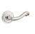 Baldwin 5108.055.pass Lifetime Polished Nickel Passage 5108 Solid Brass Lever with Your Choice of Rosette