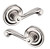 Baldwin 5103055PASS-PRE Lifetime Polished Nickel Passage Lever with 5048 Rose