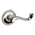 Baldwin 5104055PASS-PRE Lifetime Polished Nickel Passage Lever with 5004 Rose