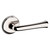 Baldwin 5112055PASS-PRE Lifetime Polished Nickel Passage Lever with 5075 Rose