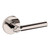 Baldwin 5161055PASS-PRE Lifetime Polished Nickel Passage Lever with 5046 Rose