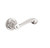 Baldwin 5103.055.priv.s Lifetime Polished Nickel Privacy 5103 Solid Brass Lever with Your Choice of Small Rosette