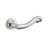Baldwin 5108.055.priv.s Lifetime Polished Nickel Privacy 5108 Solid Brass Lever with Your Choice of Small Rosette