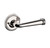 Baldwin 5116055PRIV-PRE Lifetime Polished Nickel Privacy Lever with 5070 Rose