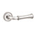 Baldwin 5118.055.priv.s Lifetime Polished Nickel Privacy 5118 Solid Brass Lever with Your Choice of Small Rosette