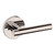 Baldwin 5137055PRIV-PRE Lifetime Polished Nickel Privacy Lever with 5046 Rose