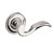 Baldwin 5152055PRIV-PRE Lifetime Polished Nickel Privacy Lever with 5048 Rose