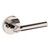 Baldwin 5161055PRIV-PRE Lifetime Polished Nickel Privacy Lever with 5046 Rose