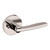 Baldwin 5164055PRIV-PRE Lifetime Polished Nickel Privacy Lever with 5046 Rose