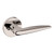 Baldwin 5166055PRIV-PRE Lifetime Polished Nickel Privacy Lever with 5046 Rose
