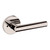 Baldwin 5173055PRIV-PRE Lifetime Polished Nickel Privacy Lever with 5046 Rose