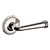 Baldwin 5116055RDM-PRE Lifetime Polished Nickel Right Handed Half Dummy Lever with 5070 Rose