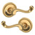 Baldwin 5104044PRIV-PRE Lifetime Satin Brass Privacy Lever with 5004 Rose