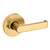 Baldwin 5105044PRIV-PRE Lifetime Satin Brass Privacy Lever with 5046 Rose