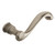 Baldwin 5104.056.RMR/LMR Lifetime Satin Nickel 1/2 Pair of 5104 Solid Brass Levers Minus Rosettes