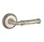 Baldwin 5122.056.fd Lifetime Satin Nickel Full Dummy 5122 Solid Brass Lever with Your Choice of Rosette