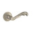 Baldwin 5121.056.fd.s Lifetime Satin Nickel Full Dummy 5121 Solid Brass Lever with Your Choice of Small Rosette