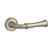 Baldwin 5118.056.idm.s Lifetime Satin Nickel Half Dummy 5118 Solid Brass Lever with Your Choice of Small Rosette