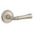 Baldwin 5113.056.idm Lifetime Satin Nickel Half Dummy 5113 Solid Brass Lever with Your Choice of Rosette