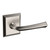 Baldwin 5141056PASS-PRE Lifetime Satin Nickel Passage Lever with R033 Rose